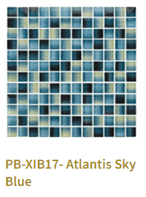 TileXpressions Atlantis Sky Blue 1X1 PB-XB17