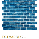 TileXpressions Tsunami Marine Blue 1X2 TX-TMARB1X2